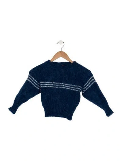 Pre-owned The Animals Observatory Babies' Boys Wool Sweater  W/tags In Blue