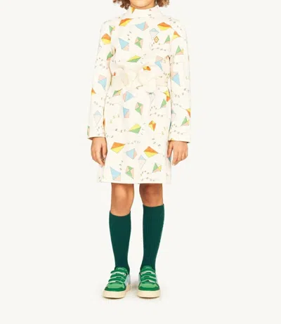 The Animals Observatory Kids' Bug Dress In Ecru In Neutral