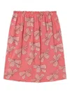 The Animals Observatory Butterfly-pattern Skirt In Pink