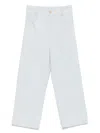 The Animals Observatory Camel Trousers In Gray