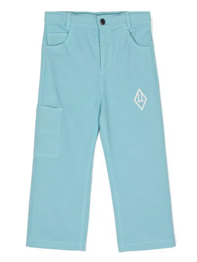 The Animals Observatory Kids' Condor Cargo Pants In Blue