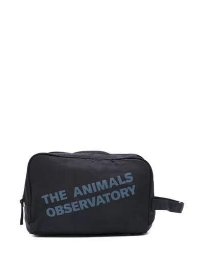 The Animals Observatory Kids' Coot Wash Bag In Blue