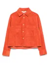 The Animals Observatory Corduroy Jacket In Red
