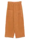 The Animals Observatory Corduroy Wide-leg Trousers In Brown