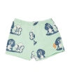 THE ANIMALS OBSERVATORY COTTON DOG-PRINT SHORTS (6-24 MONTHS)