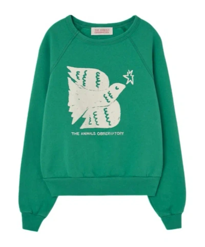 The Animals Observatory Crew Neck Sweatshirt In Green