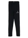 The Animals Observatory Crow Knitted Leggings In Blue