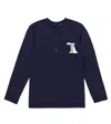 The Animals Observatory Bedrucktes T-shirt Deer In Deep Blue Form