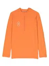 The Animals Observatory Deer Rash Guard Sun-protecive Top In Orange