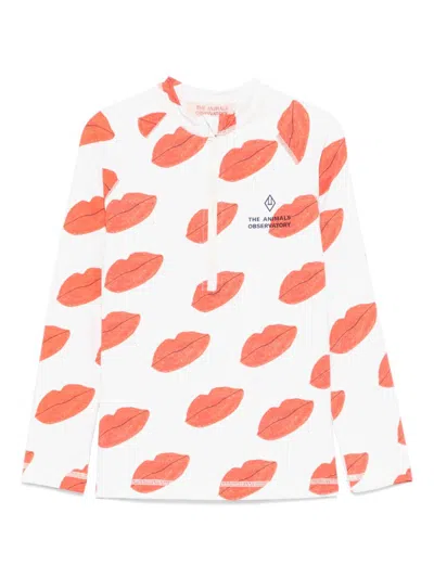 The Animals Observatory Kids' Deer Swim Top In Neutrals