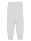 The Animals Observatory Draco Logo Detail Sweatpants In Gray