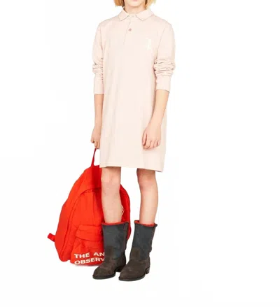 The Animals Observatory Kids' Dragon Dress In Rose In Neutral