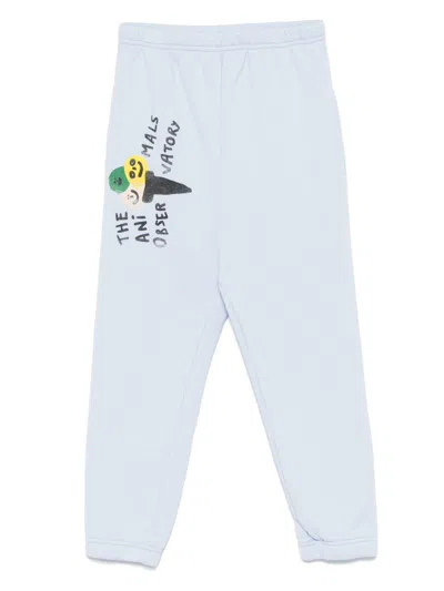The Animals Observatory Kids' Dromedary Sweatpants In Blue