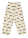 The Animals Observatory Elephant Canvas Trousers In White