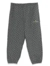 The Animals Observatory Elephant Polka-dot Elasticated Track Pants In Gray