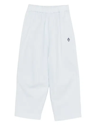 The Animals Observatory Kids' Emu Elasticated-waist Trousers In Black
