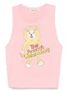 The Animals Observatory Frog Tank Top In Pink