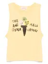 The Animals Observatory Frog Tank Top In Yellow
