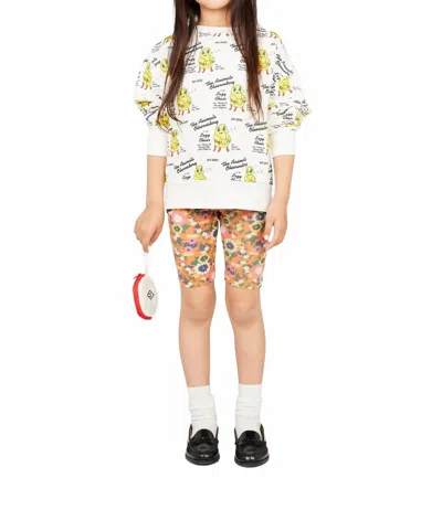 The Animals Observatory Kids' Girls Sardine Shorts In Multi In Brown