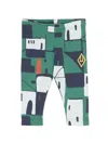 The Animals Observatory Graphic-print Leggings In Green