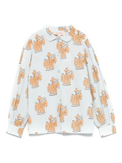 The Animals Observatory Graphic-print Shirt In Multi