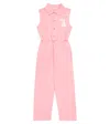 The Animals Observatory Jumpsuit Aus Baumwolle In Pink Form