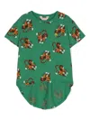 The Animals Observatory Hare Cotton T-shirt In Green
