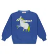 The Animals Observatory Sweatshirt Aus Baumwolle In Deep Blue Horse
