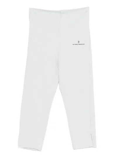 The Animals Observatory Kids' Horse Logo Trousers In White