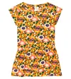 The Animals Observatory Hummingbird Printed Cotton Dress In Multicoloured