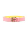 The Animals Observatory Ibis Leather Belt In Pink