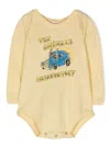 The Animals Observatory Illustration Logo-print Body In Yellow