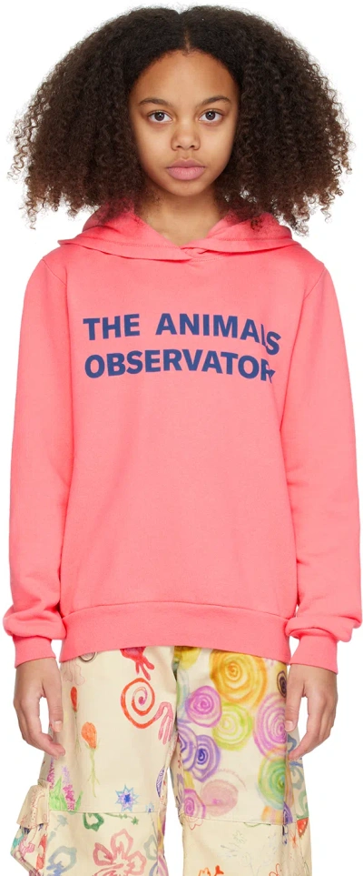 The Animals Observatory Kids Pink Taurus Hoodie