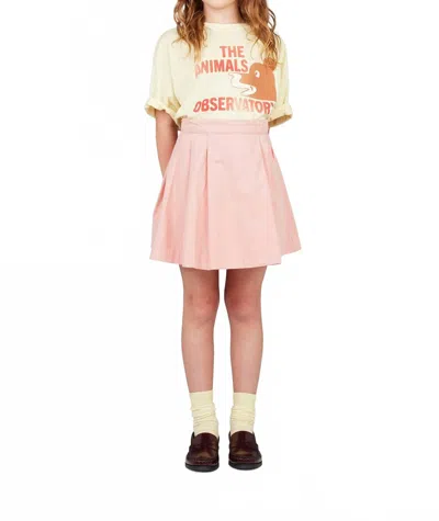 The Animals Observatory Kids Turkey Skirt In Pink