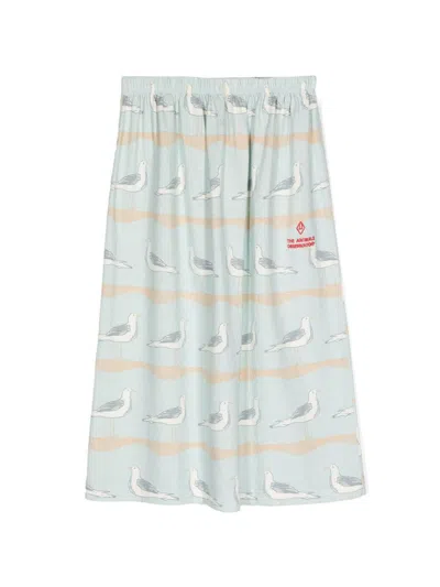 The Animals Observatory Kids' Ladybug Long Skirt In Blue