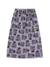 The Animals Observatory Ladybug Long Skirt In Purple