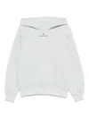 The Animals Observatory Logo-print Hoodie In Blue