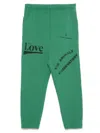 The Animals Observatory Logo-print Track Pants In Green