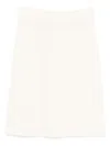 The Animals Observatory Lynx Ribbed Skirt In Neutral
