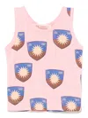 The Animals Observatory Macaque Tank Top In Pink