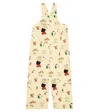 The Animals Observatory Mammoth Cotton And Linen Overalls In Neutrals