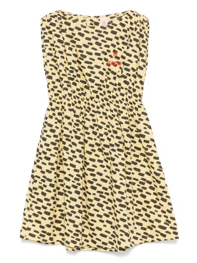 The Animals Observatory Kids' Marten Dress In Yellow