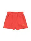 The Animals Observatory Monkey Striped Shorts In Red