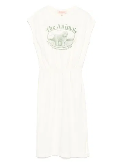 The Animals Observatory Kids' Orca Dress In Neutrals