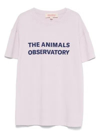 The Animals Observatory Kids' Orion T-shirt In Purple