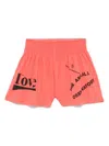 The Animals Observatory Ostrich Shorts In Orange