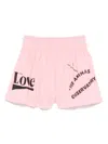 The Animals Observatory Ostrich Shorts In Pink
