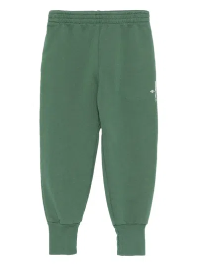 The Animals Observatory Kids' Trouserher Elasticated-cuff Track Trousers In Green