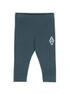 The Animals Observatory Penguin Logo-print Leggings In Blue