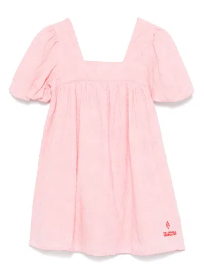 The Animals Observatory Kids' Plain Dodo Dress In Pink